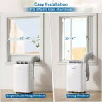 Costway 15000 BTU Inverter Portable Air Conditioner with Fan, Dehumidifier, Auto Swing
