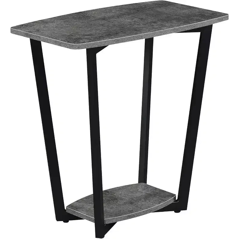 Mesa auxiliar HomeStock rectangular de metal, 1 pieza