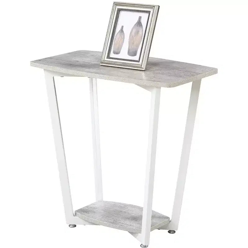 Mesa auxiliar HomeStock rectangular de metal, 1 pieza