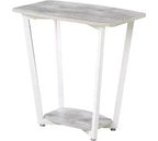 Mesa auxiliar HomeStock rectangular de metal, 1 pieza