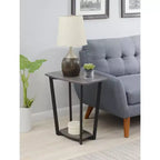 Mesa auxiliar HomeStock rectangular de metal, 1 pieza