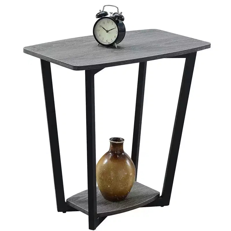 Mesa auxiliar HomeStock rectangular de metal, 1 pieza
