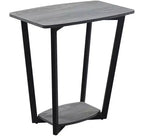 Mesa auxiliar HomeStock rectangular de metal, 1 pieza