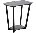 Mesa auxiliar HomeStock rectangular de metal, 1 pieza