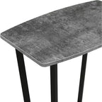 Mesa auxiliar HomeStock rectangular de metal, 1 pieza