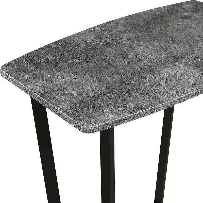 Mesa auxiliar HomeStock rectangular de metal, 1 pieza