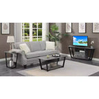 Mesa auxiliar HomeStock rectangular de metal, 1 pieza