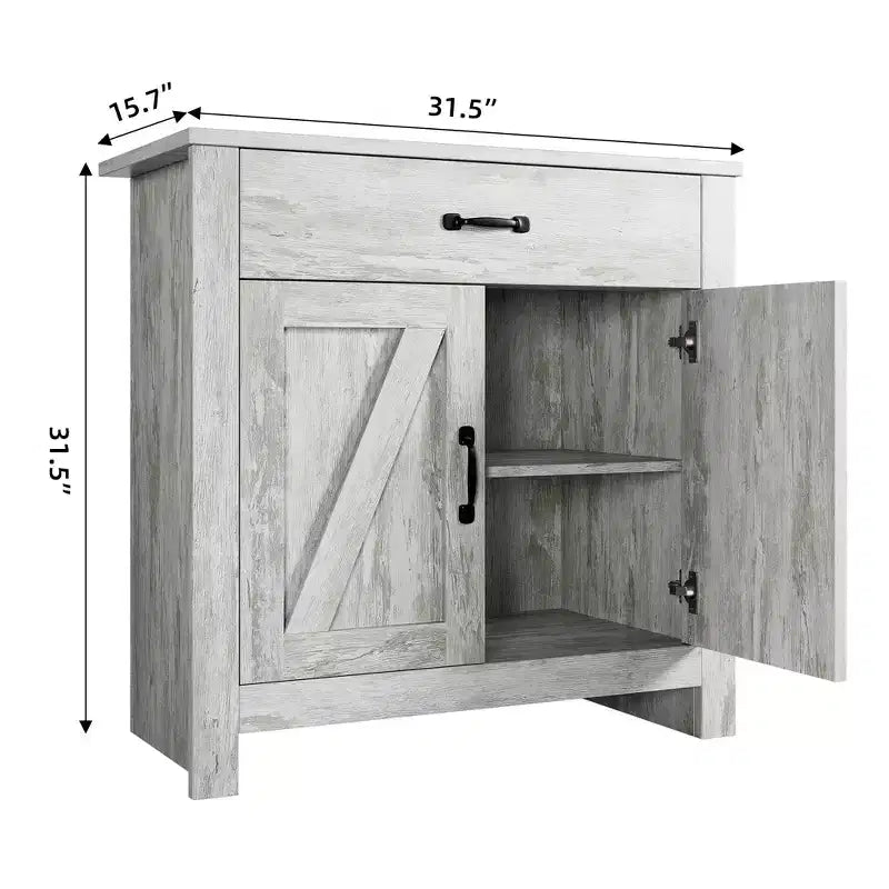 Aparador, Armario de Almacenamiento de Cocina con Cajones, Puerta, Estantes Ajustables, Aparador Moderno de Gran Capacidad para Sala de Estar, Cocina, Hogar