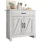 Aparador, Armario de Almacenamiento de Cocina con Cajones, Puerta, Estantes Ajustables, Aparador Moderno de Gran Capacidad para Sala de Estar, Cocina, Hogar