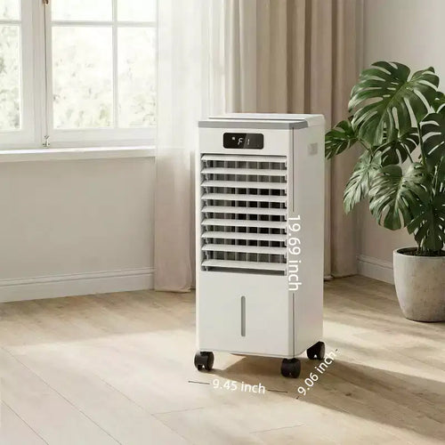 7L Portable Evaporative Air Cooler with Remote Control, 3 Speeds, Timer and Oscillating Fan for Home Office
