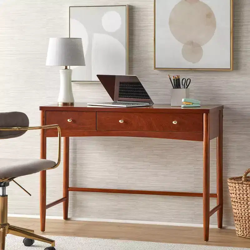 Escritorio Lifestorey Linwood con 2 cajones