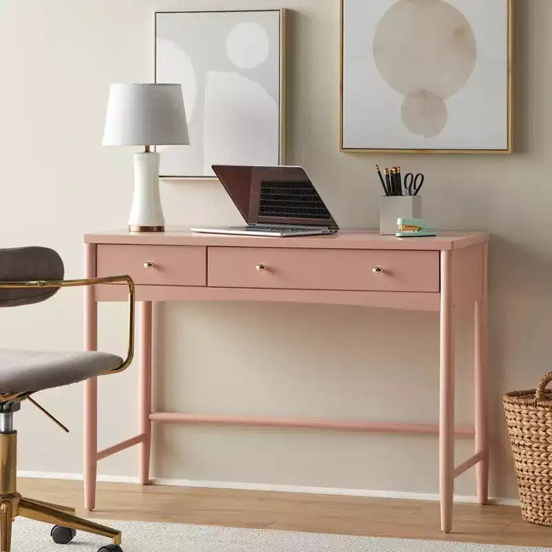 Escritorio Lifestorey Linwood con 2 cajones