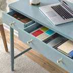 Escritorio Lifestorey Linwood con 2 cajones