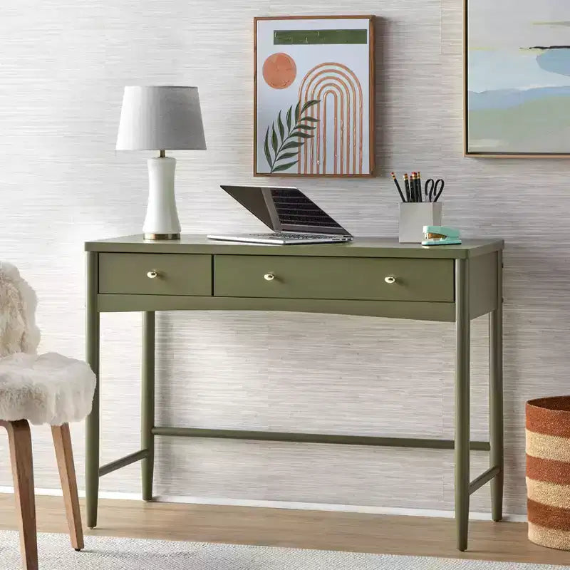 Escritorio Lifestorey Linwood con 2 cajones