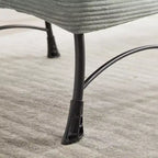 Sillón reclinable ergonómico con otomana para sala de estar y espacios pequeños - Estructura de acero y bolsillo lateral sofá reclinable