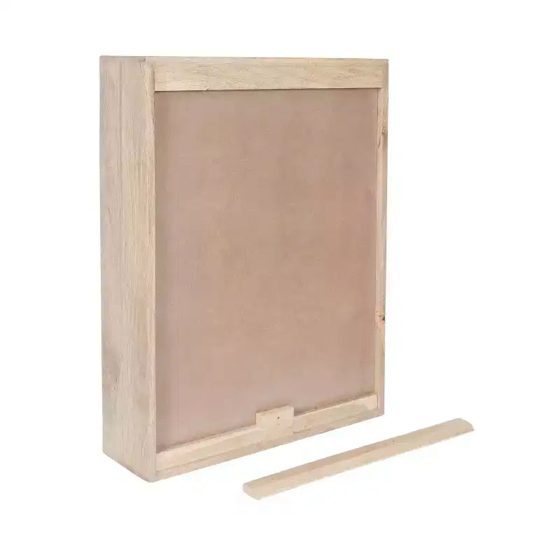 Armario de pared de madera Kate y Laurel Galliene, 22x7x28 blanqueado