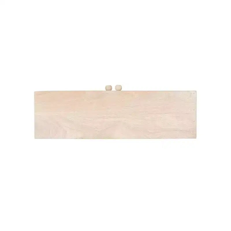Armario de pared de madera Kate y Laurel Galliene, 22x7x28 blanqueado