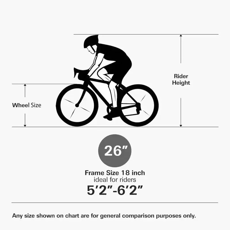 Hykolity 26 inch Mountain Bike, 18-Speed Outdoor Cycling Bike, High Carbon Steel Frame, MTB Bicycle for Men and Women, Dual Full Suspension, Black