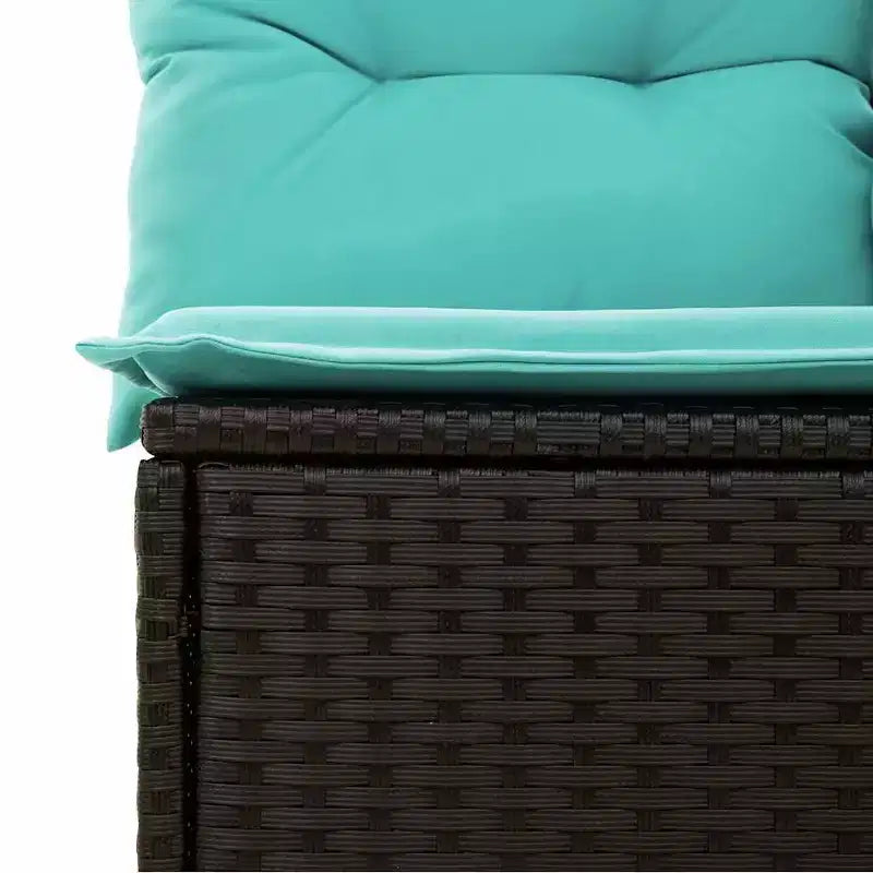 vidaXL Conjunto de Sofás de Exterior Madera Maciza de Acacia y Poliéster Natural