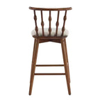 Taburetes de bar tapizados de madera de caucho modernos Doria de Christopher Knight Home (Juego de 2)