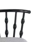Taburetes de bar tapizados de madera de caucho modernos Doria de Christopher Knight Home (Juego de 2)