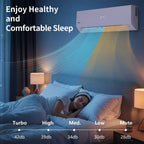 Karl Home 3-Zone 28000 BTU 20 SEER2 Mini Split Air Conditioner with Heat Pump (12K+12K+12K)