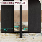 Mesa de comedor extensible de 47 a 63 pulgadas para 4-8 personas, mesa de cocina redonda de madera con patas más anchas, mesa de comedor extensible moderna sin sillas, nogal