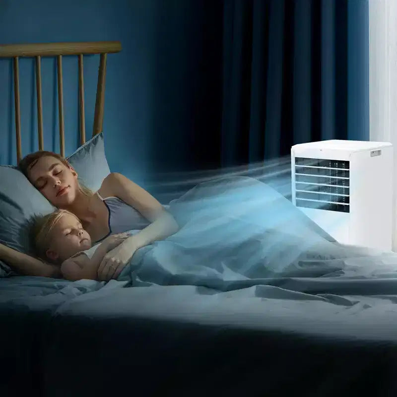 8,000 BTU Portable Air Conditioner - 3-in-1 AC for Rooms Up to 350 Sq.Ft with Remote & Window Kit
