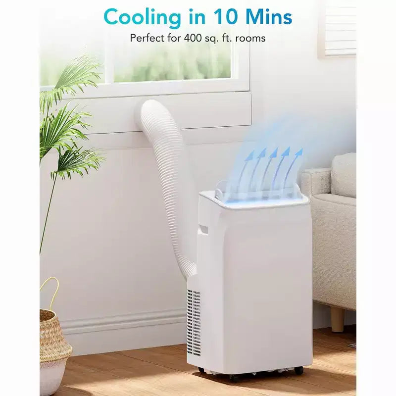 12,000 BTU Portable AC - 1-Pack White Air Conditioner (A018H) for Vine | Full Inspection Required