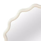 Espejo de pared decorativo redondo con diseño ondulado, espejo moderno para dormitorio, baño, sala de estar, entrada-Panipeachy