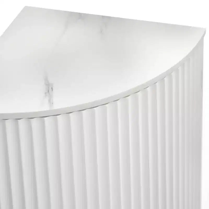 Lifestorey Mueble de Esquina con Canal Frontal Dorion