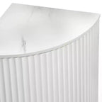 Lifestorey Mueble de Esquina con Canal Frontal Dorion