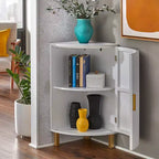 Lifestorey Mueble de Esquina con Canal Frontal Dorion