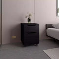 Ethan Open Shelves Sleek Modern Nightstand for Bedroom Living Room