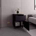 Ethan Estanterías Abiertas Mesita de Noche Moderna y Elegante para Dormitorio o Sala de Estar