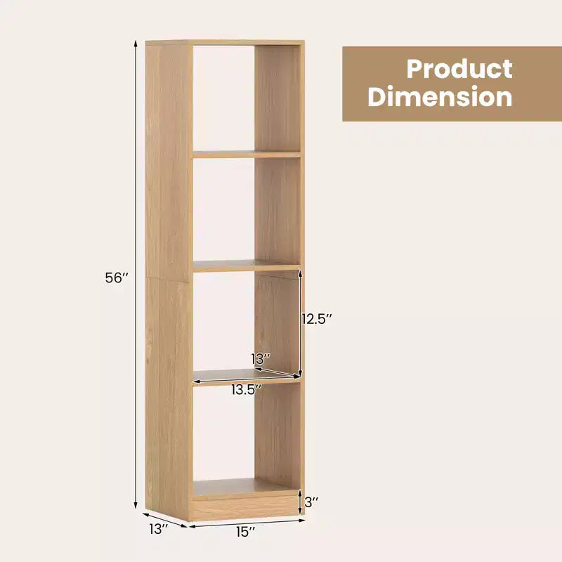 Estantería de esquina Costway de 2 piezas y 5 niveles con 4 cubos de almacenamiento y exhibición