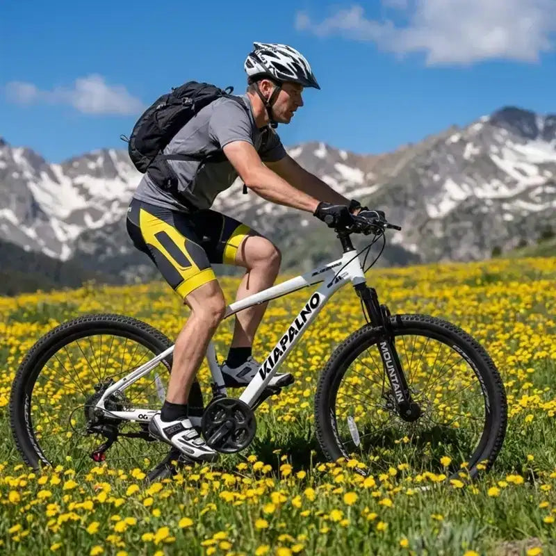 Bicicleta de montaña GDFStudio Trailcrest de 26 pulgadas todo terreno con suspensión delantera de 21 velocidades
