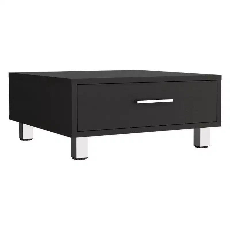 Divertida marca de juguetes Beijing Coffee Table, un cajón, cuatro patas -negro