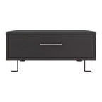 Divertida marca de juguetes Beijing Coffee Table, un cajón, cuatro patas -negro