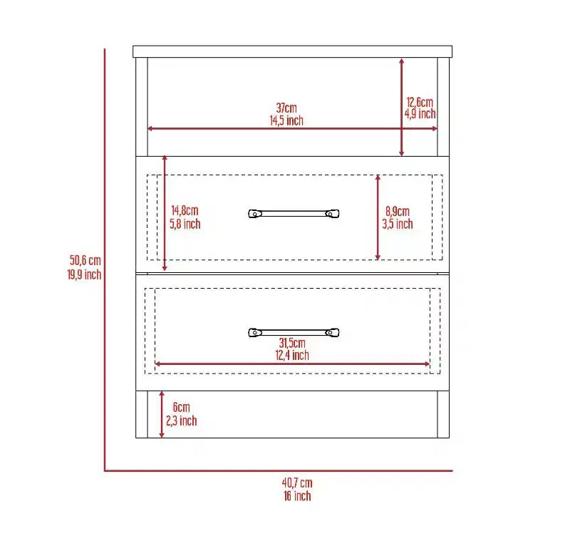 Divertida marca de juguetes Beijing Coffee Table, un cajón, cuatro patas -negro