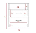 Divertida marca de juguetes Beijing Coffee Table, un cajón, cuatro patas -negro
