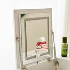 Juego de tocador blanco con LED