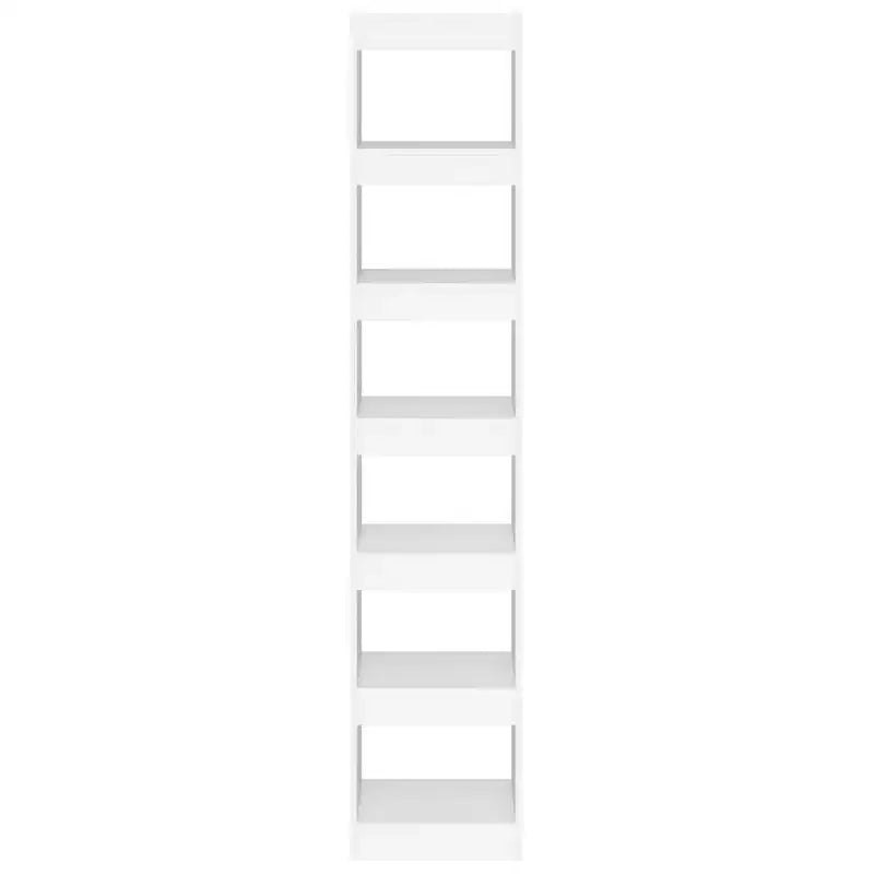 vidaXL Librería blanca de madera de ingeniería de 40x30x198 cm