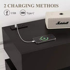 Mueble de café de madera, almacenamiento de cocina con 3 cajones y estante ajustable, aparador para comedor