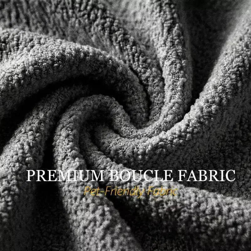 Sofá moderno 91, sofá de nube de peluche con asiento profundo y cómodo, sofá tapizado de boucle de 3 plazas, sofá grande para sala de estar, dormitorio