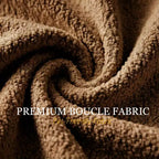 Sofá moderno 91, sofá de nube de peluche con asiento profundo y cómodo, sofá tapizado de boucle de 3 plazas, sofá grande para sala de estar, dormitorio