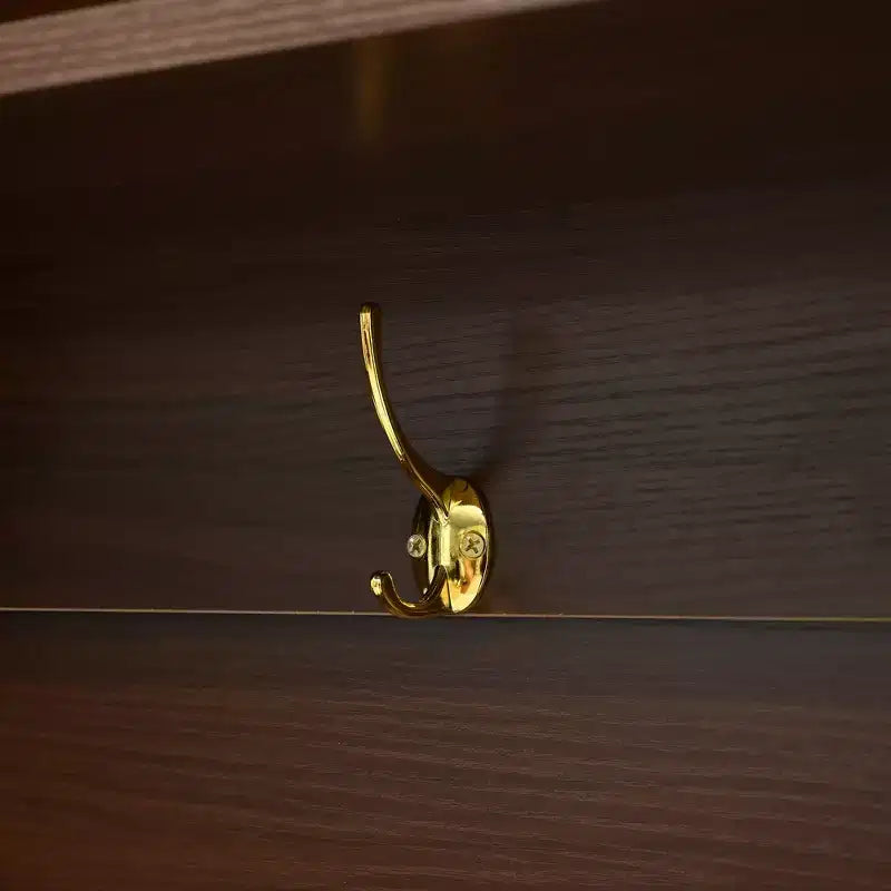 Organizador de recibidor todo en uno con perchero y banco zapatero con ganchos y estantes ajustables - ModernLuxe