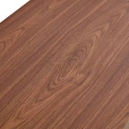 Moderna Mesa de Centro Rectangular de MDF de 2 Niveles, Estante Abierto de Almacenamiento, Mesa Estable y Duradera para Muebles de Sala de Estar