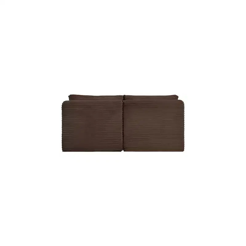 Meridian Furniture Sofá Modular de Pana Suave y Tela de Alto Rendimiento