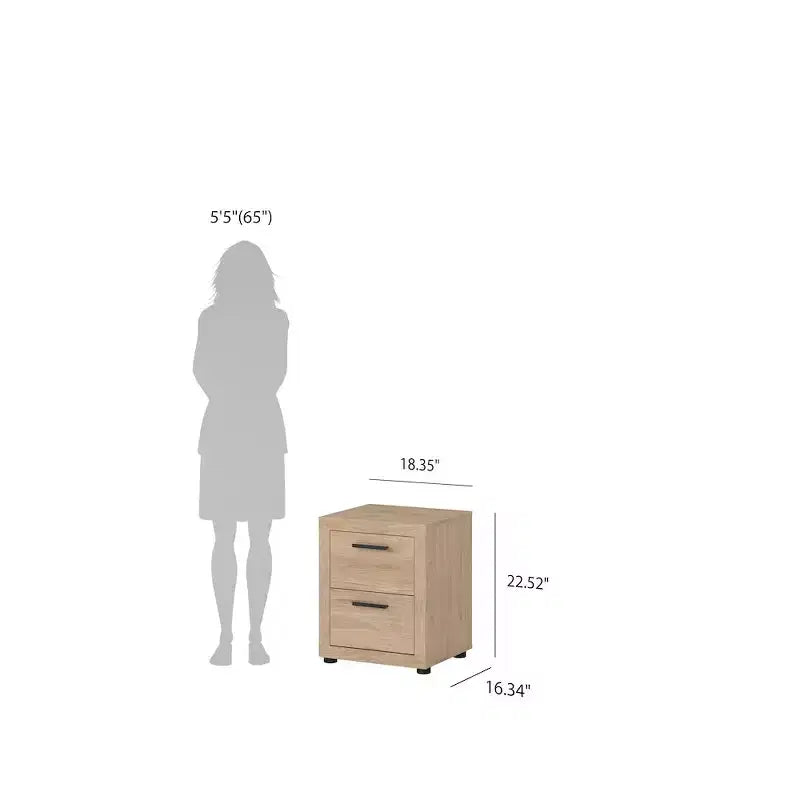 Tvilum, juego de dormitorio Mira de 4 piezas, Jackson Hickory